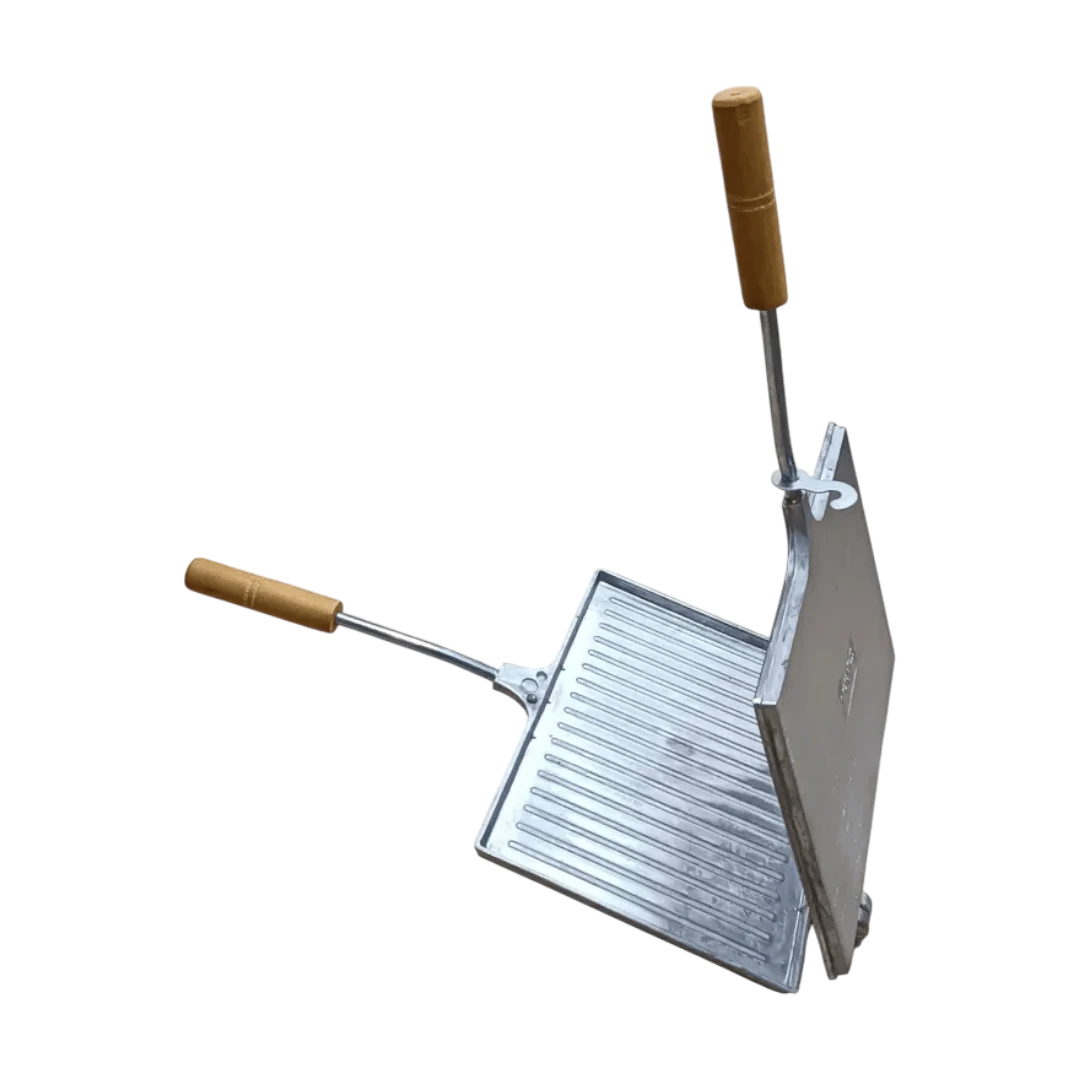 Double-Sided Aluminum Grill Press