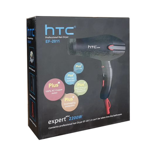 HTC Professional Hair Dryer - 2200w