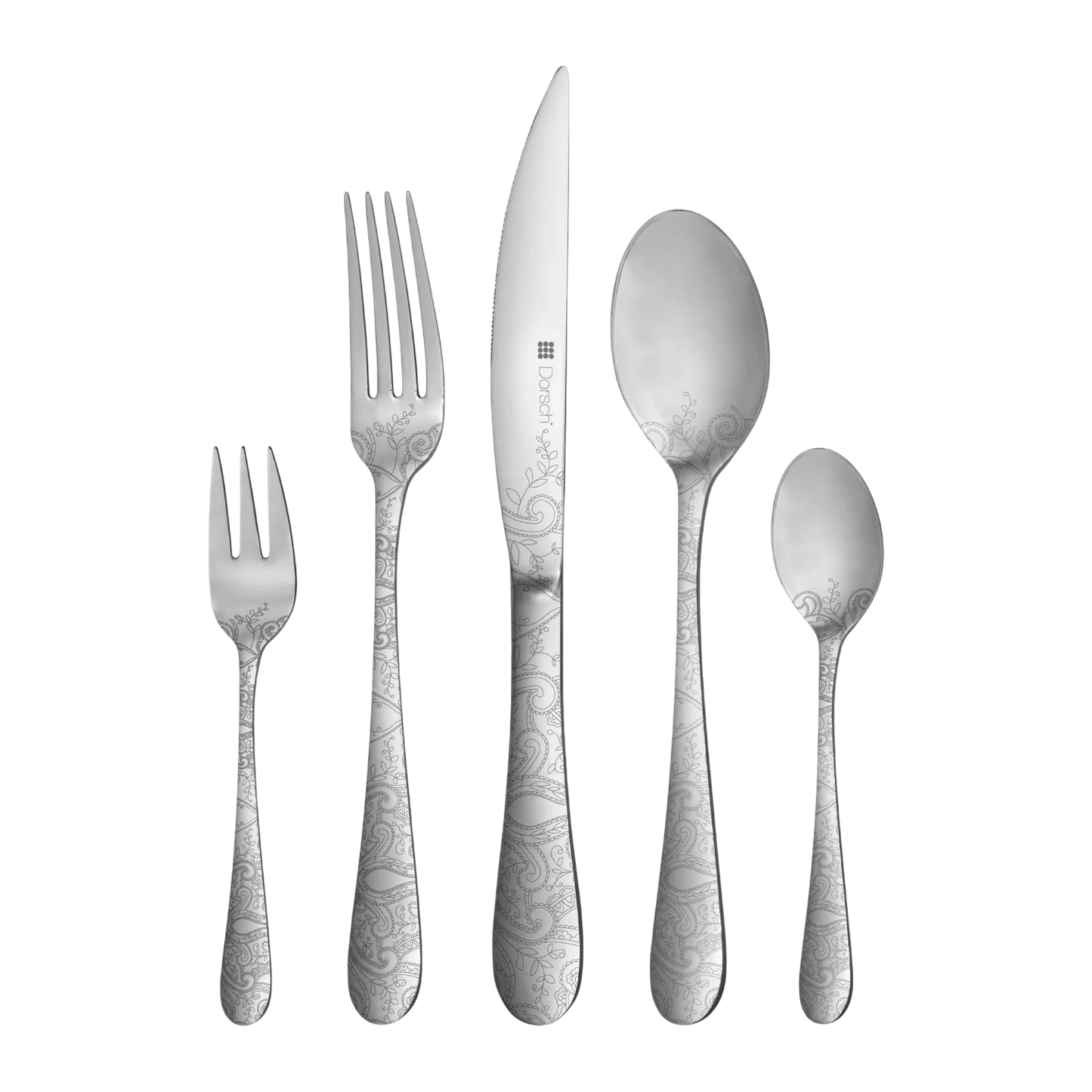 Dorsch Lavanda Elegant Engraved Cutlery Set 72 pcs