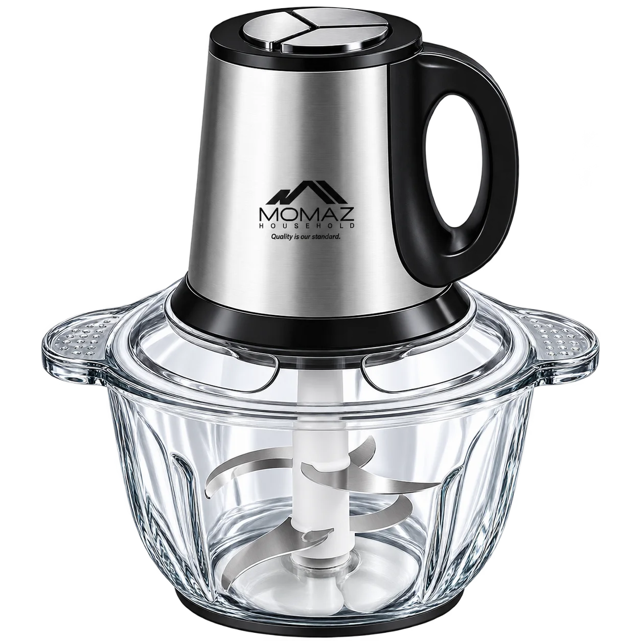 Momaz Household Glass Electric Meat Grinder & Food Chopper – Berlin Series