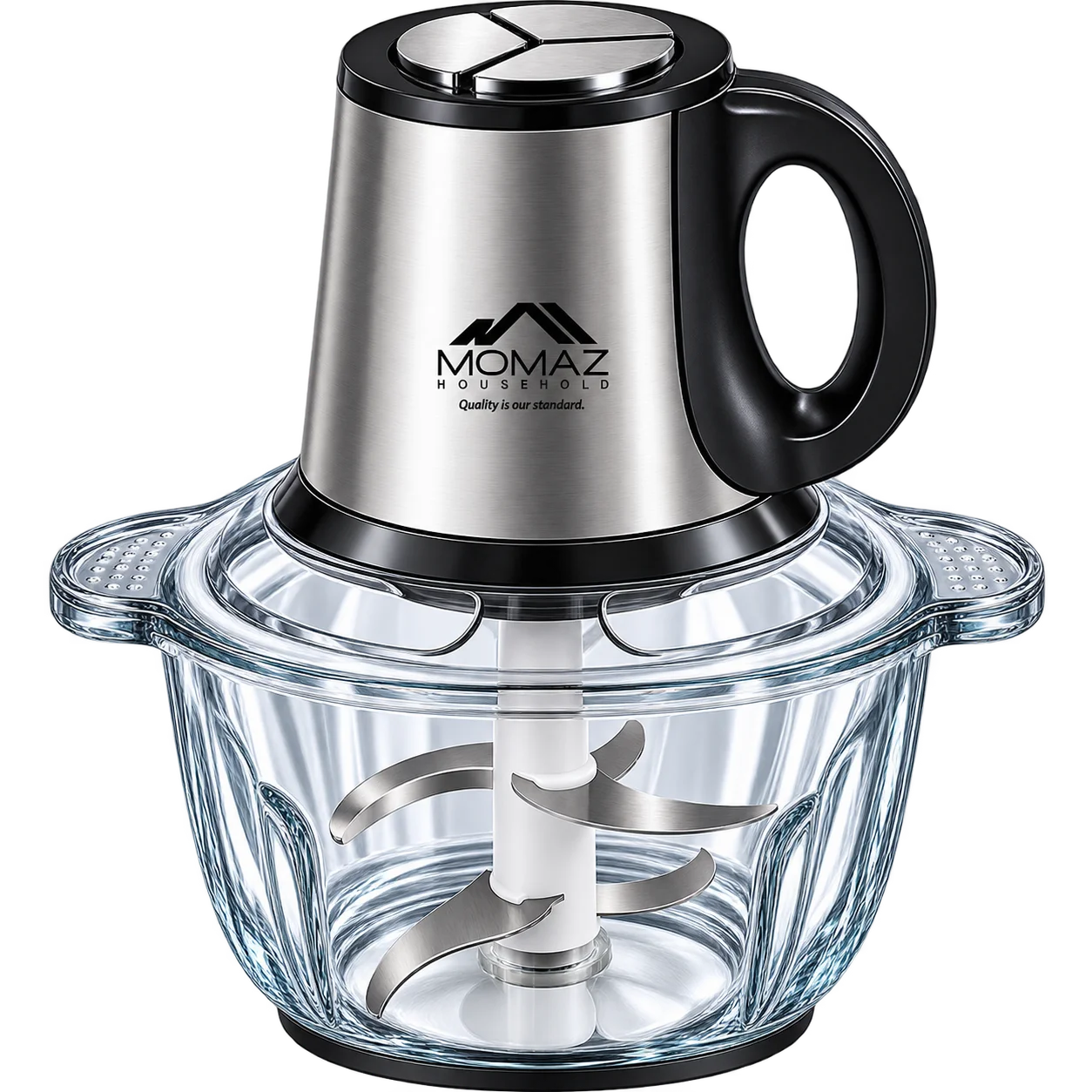 Momaz Household Glass Electric Meat Grinder & Food Chopper – Berlin Series