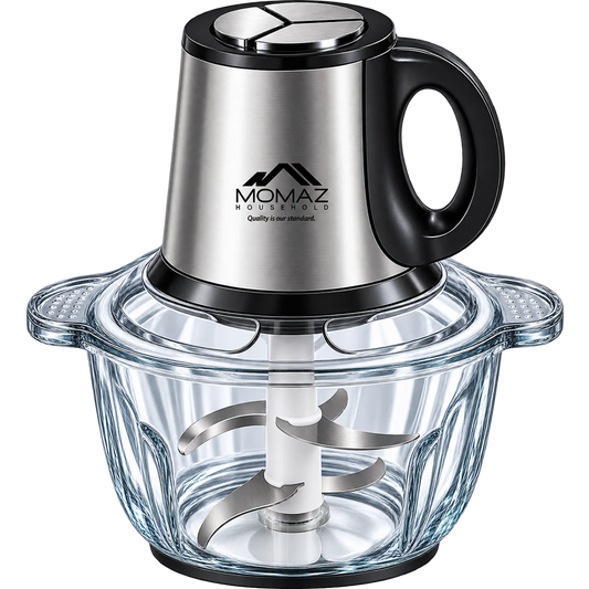Momaz Household Glass Electric Meat Grinder & Food Chopper – Berlin Series