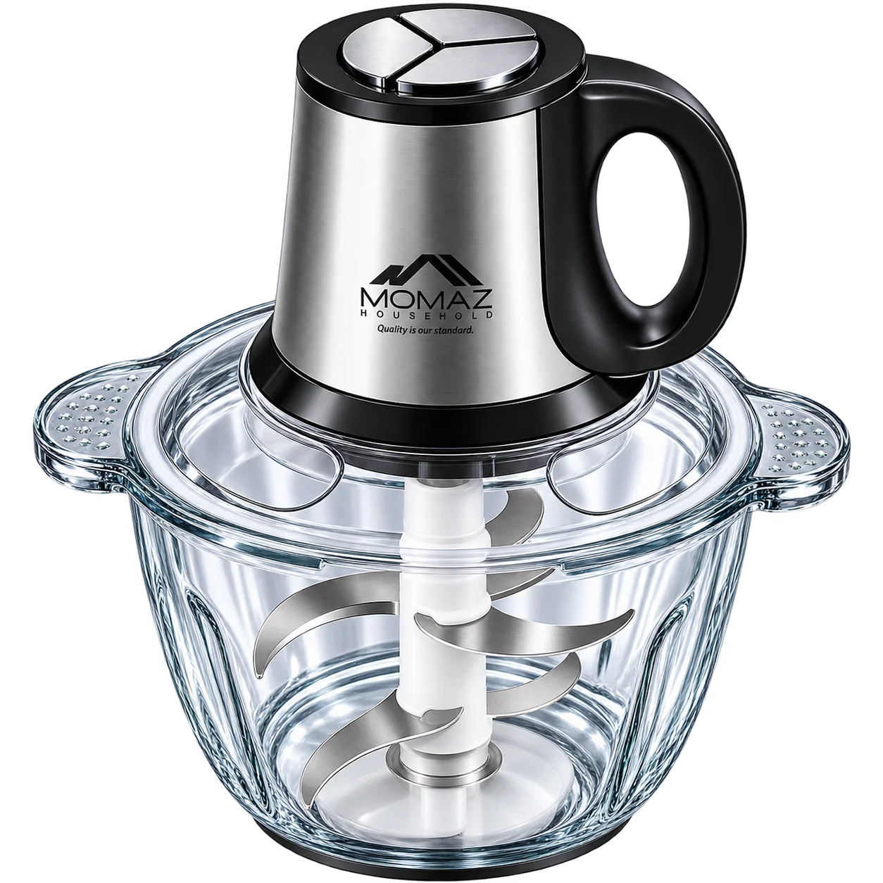 Momaz Household Glass Electric Meat Grinder & Food Chopper – Berlin Series