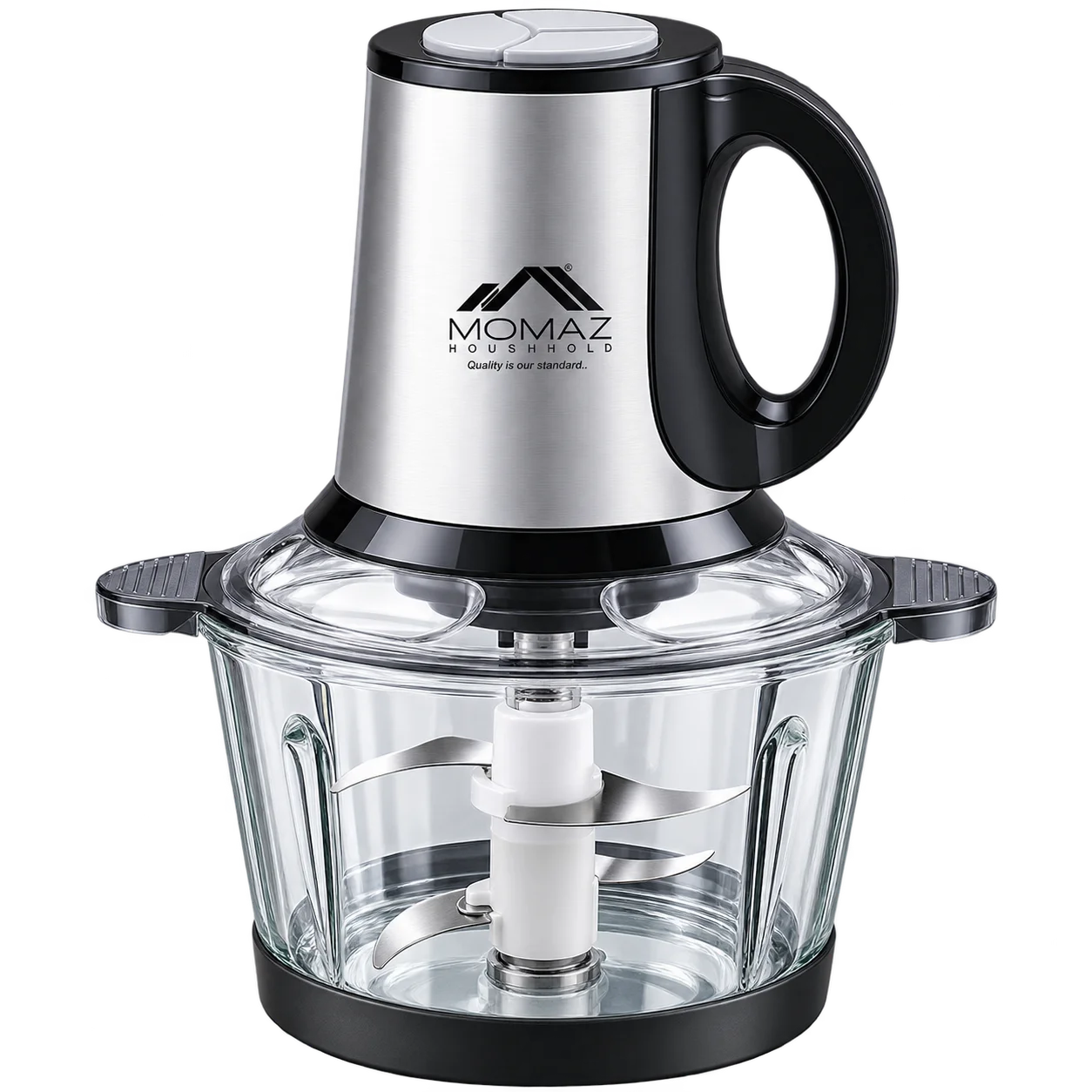 Momaz Household Glass Electric Meat Grinder & Food Chopper – Berlin Series