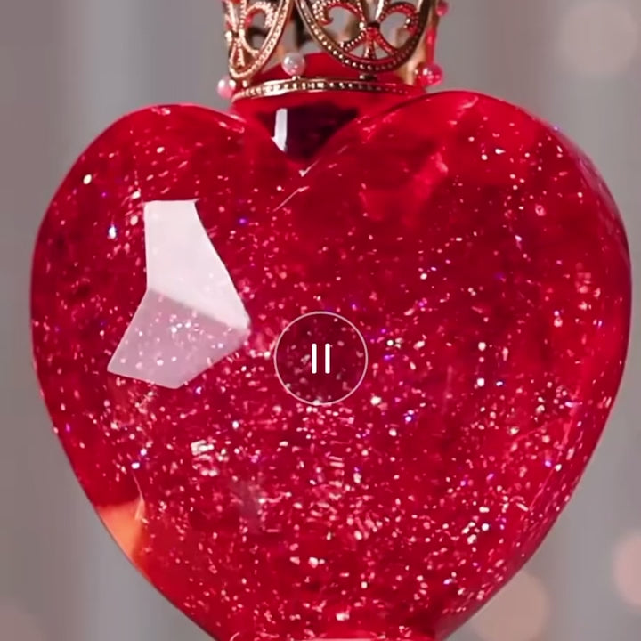 Crystal Heart LED Glitter Ball