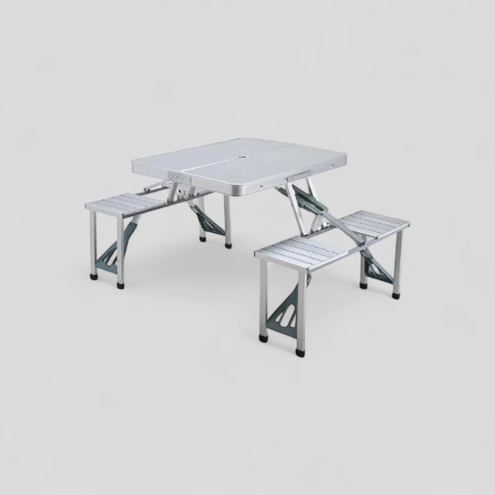 Portable & Foldable Camping Table And Chairs Set