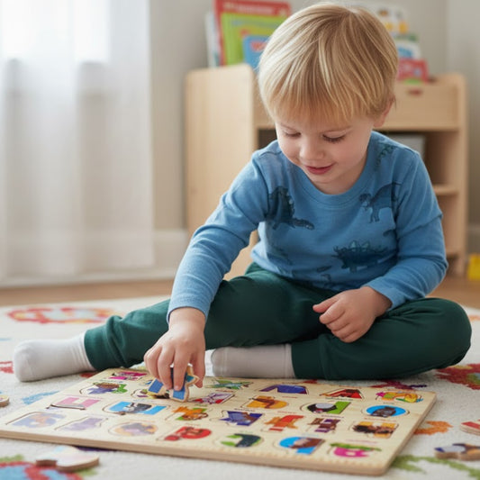 Wooden Alphabet Puzzle - Lowercase Letters