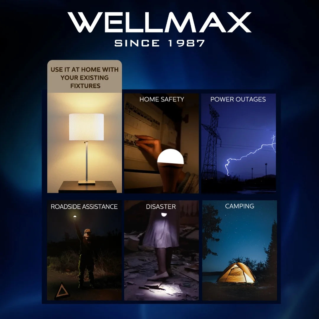Wellmax LED Emergency Bulb